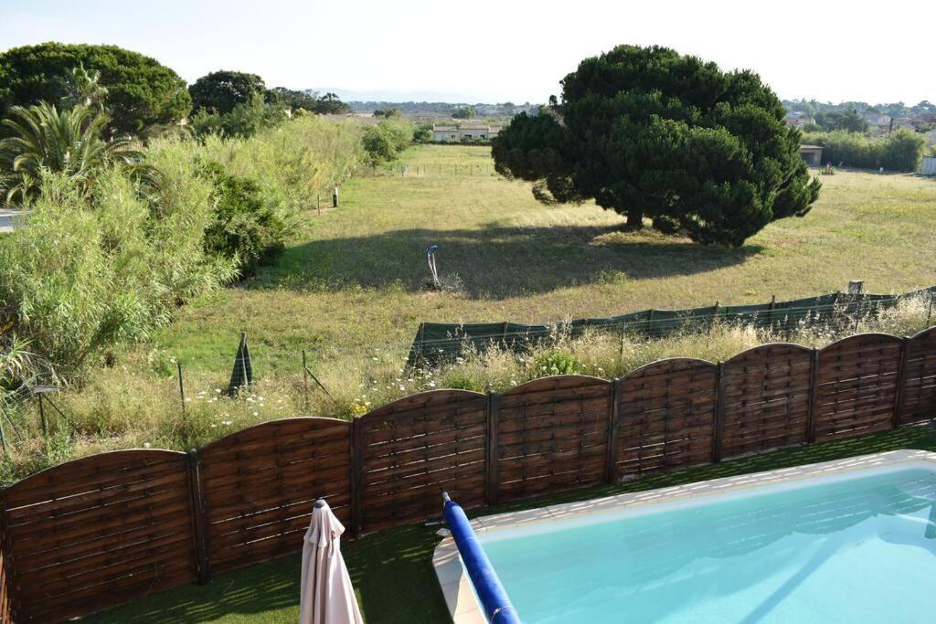 T2: 45M2 :4 Places :Independant Dans Villa Hyères Exteriér fotografie
