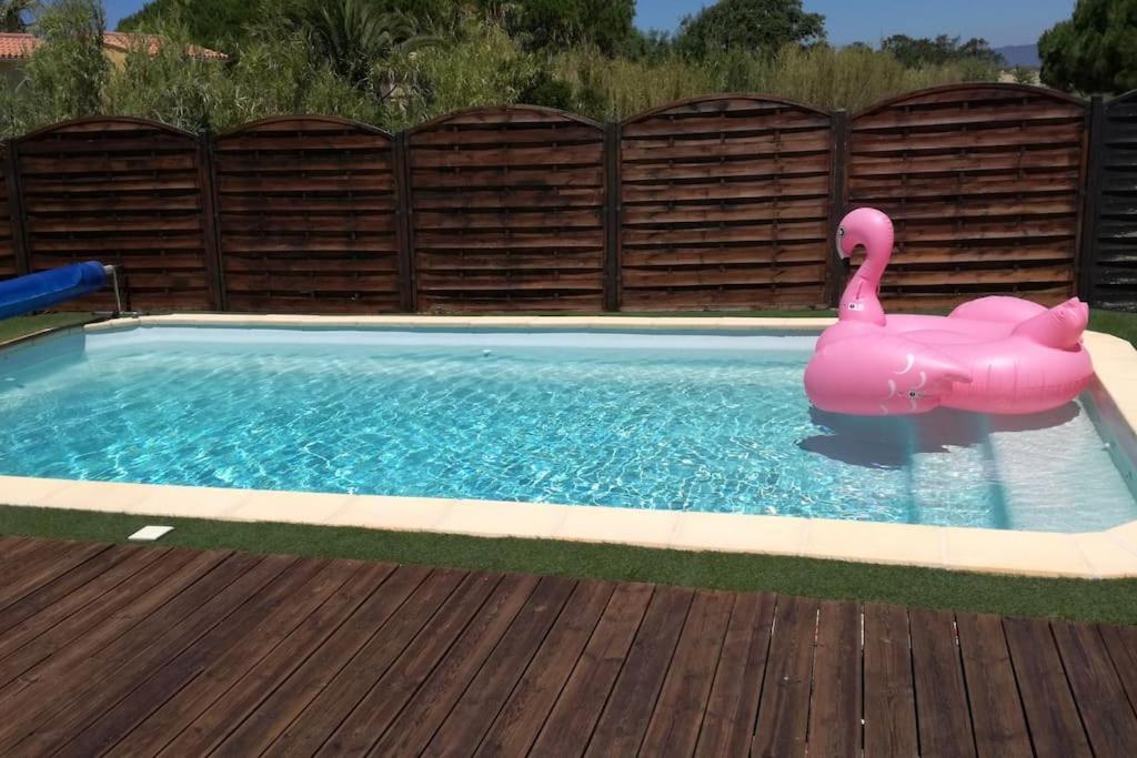 T2: 45M2 :4 Places :Independant Dans Villa Hyères Exteriér fotografie