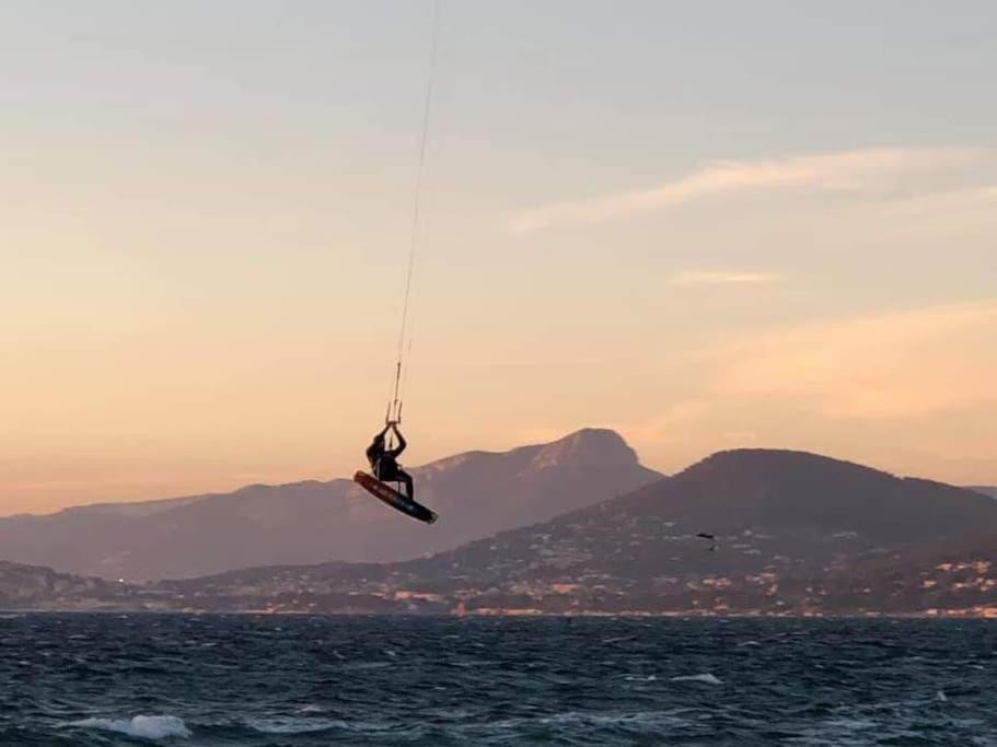 T2: 45M2 :4 Places :Independant Dans Villa Hyères Exteriér fotografie