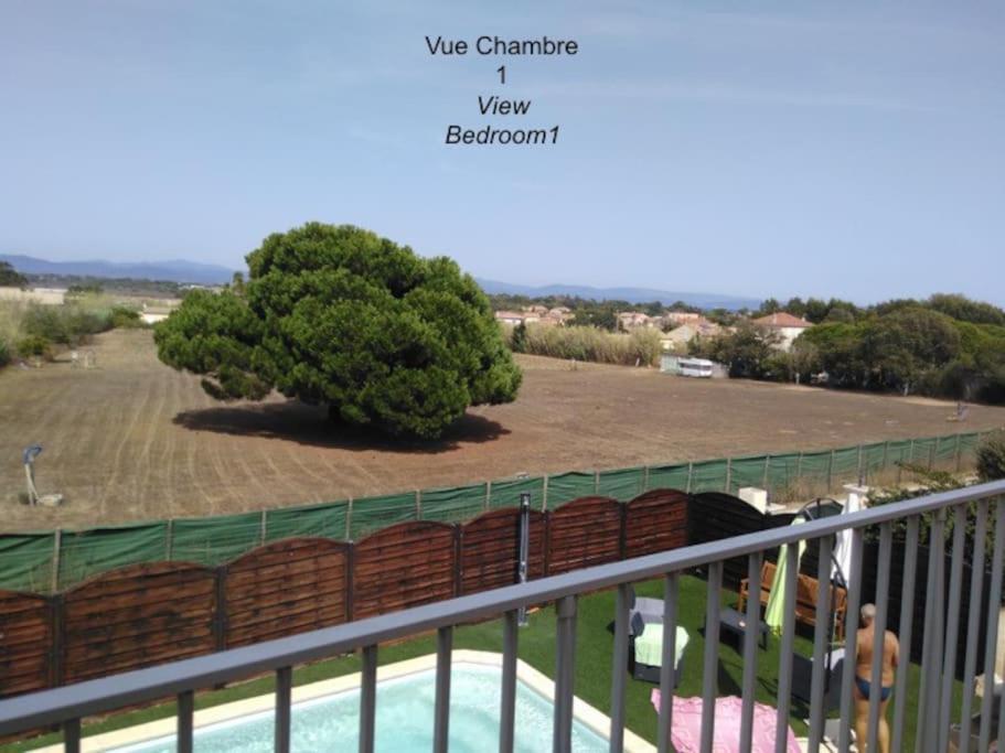 T2: 45M2 :4 Places :Independant Dans Villa Hyères Exteriér fotografie